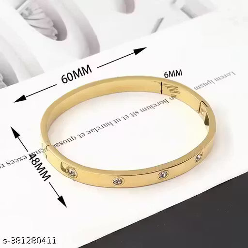 Elegant Heart Charm Gold Bracelet for Women | Dainty Adjustable Love Jewelry